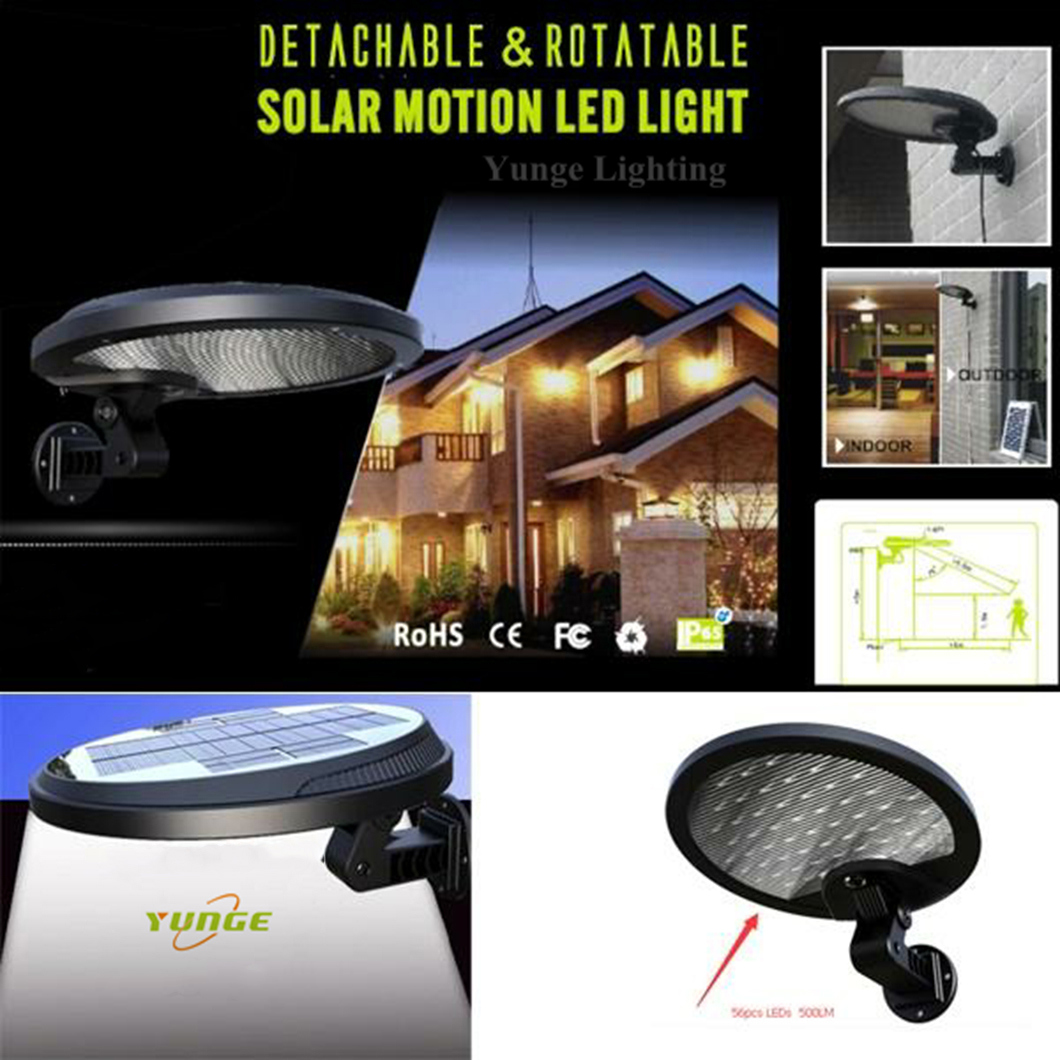 Solar LED Motion Light with External Solar Panel