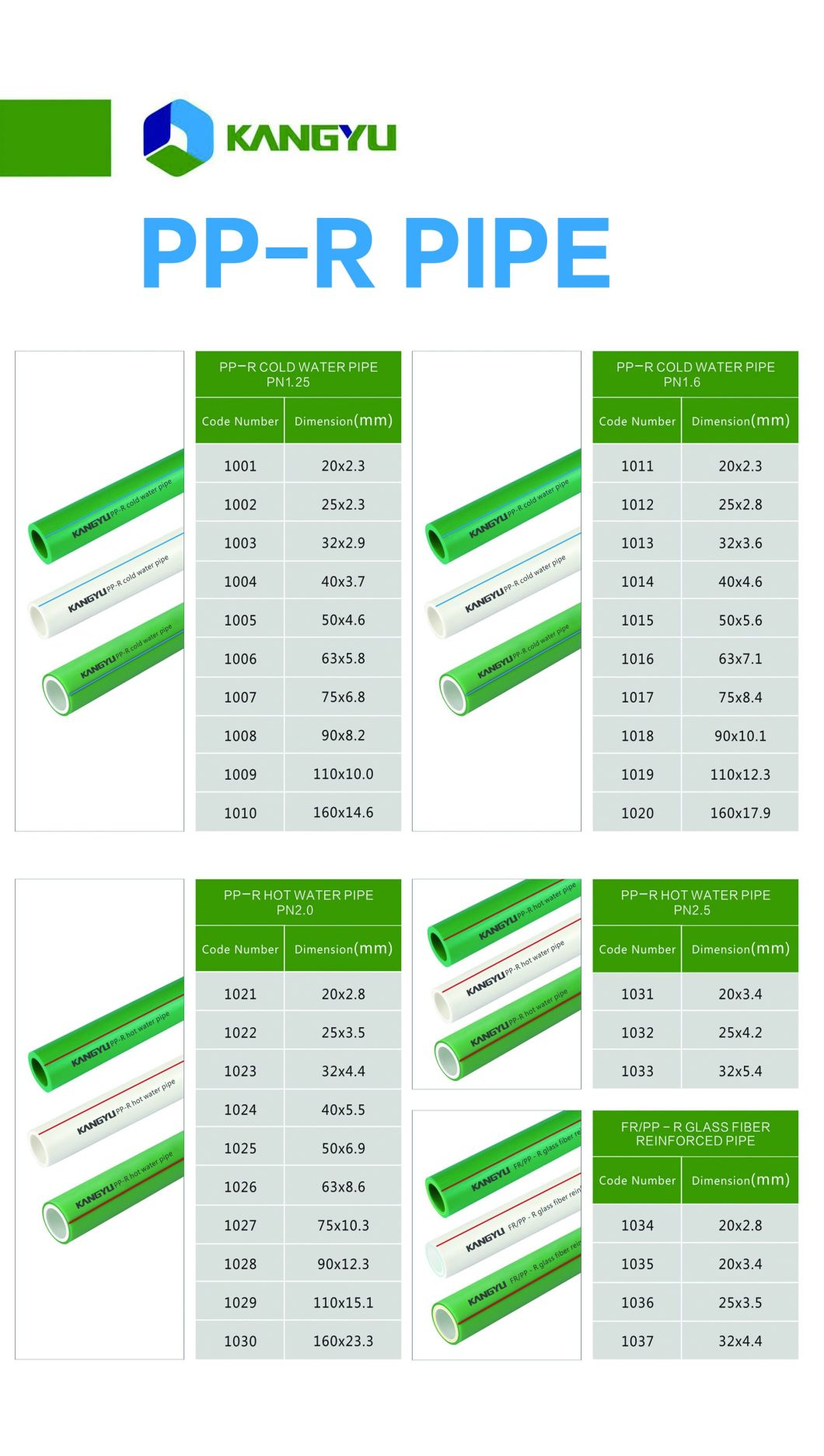 PPR Pipes 100% Pure Virgin Tube China Manufacturer