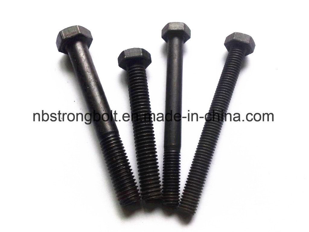 Black Oxid Hex Heavy Structual Bolt with ASTM A325