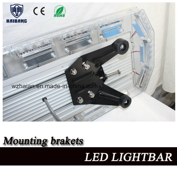 LED Warning Lightbar with White Takedowns and Alley Lights