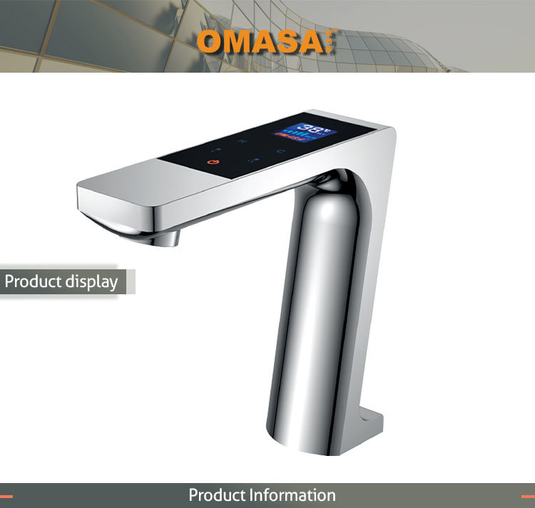 Omasa Touch Screen LED Panel Electronic Basin Mixer