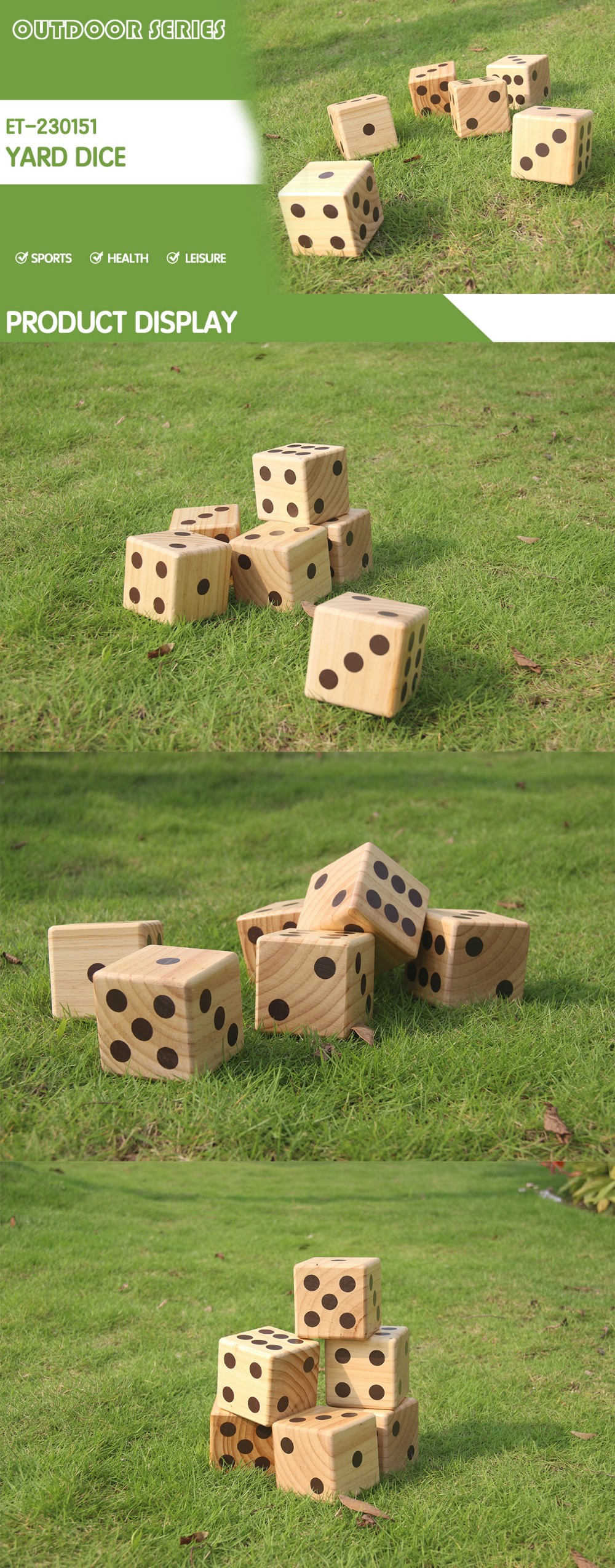 wooden yard dice wooden yard dice