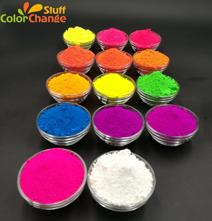 Colorful Fluorescent Pigments for Wax Candle