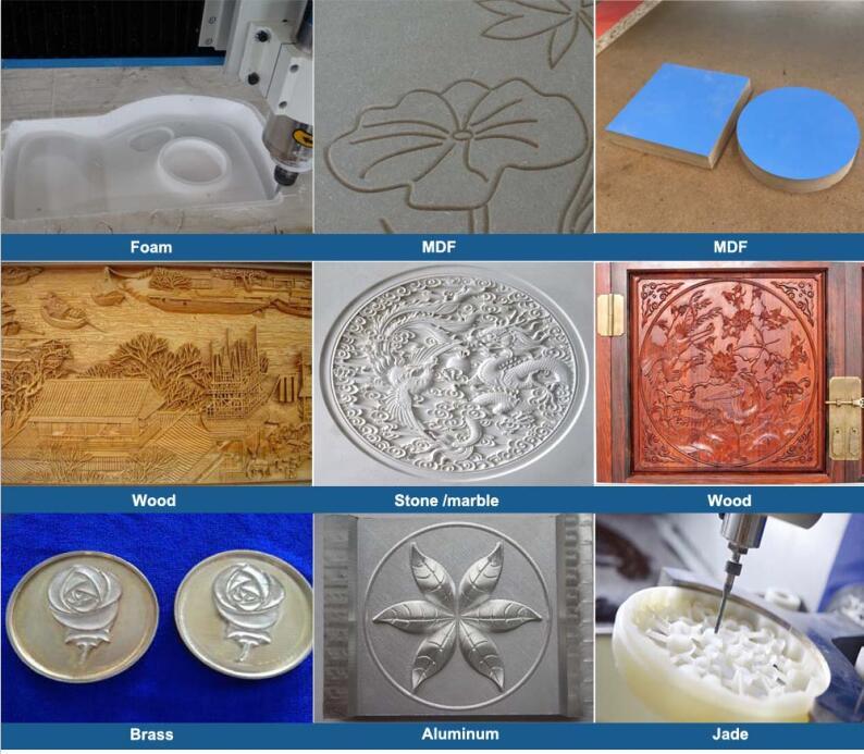 High Precision Engraving Carving Advertising CNC Router Machine