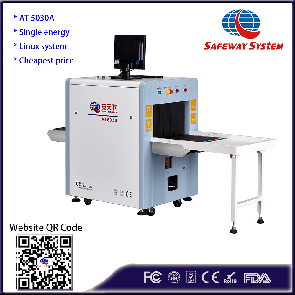 Cheapest Single Energy 5030A X-ray Security Inspection Machine for Baggage and Luggage Scanning From Biggest Factory