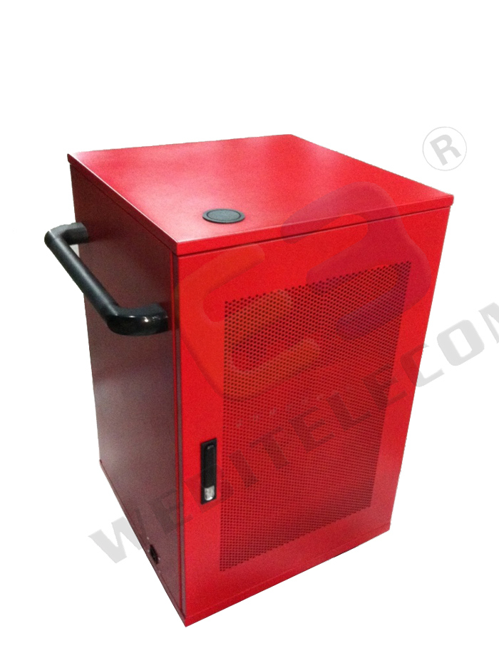 Customized Colored Notebook Charging Station Cabinet with USB Charging Port