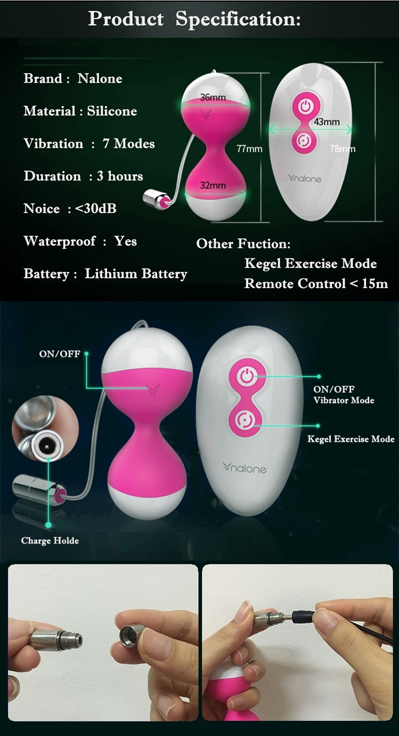 Remote Control Vibrator Egg Kegel Vaginal Balls Enjoying Exercise and Vibration Sex Product Sex Toys for Women