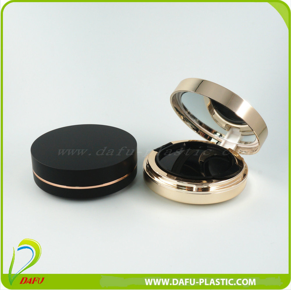 Luxury Round Cosmetic Packaging Compact Powder Case