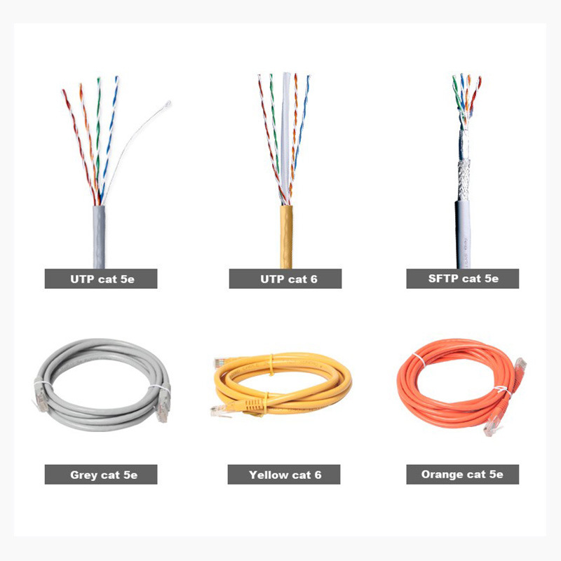 23AWG Cheap CCA Conductor UTP Cat5 Cat5e LAN Cable