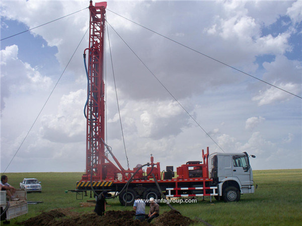 African Hot Water Well Truck Mounted Drilling Rig for Sale (HFT600ST)