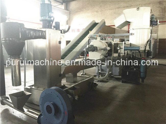 Plastic Recycling System for Post Consumer material with Double Disc Technology