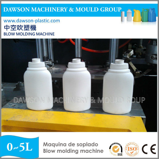 5L HDPE Bottles Automatic Blow Molding Machine with Auto Deflashing