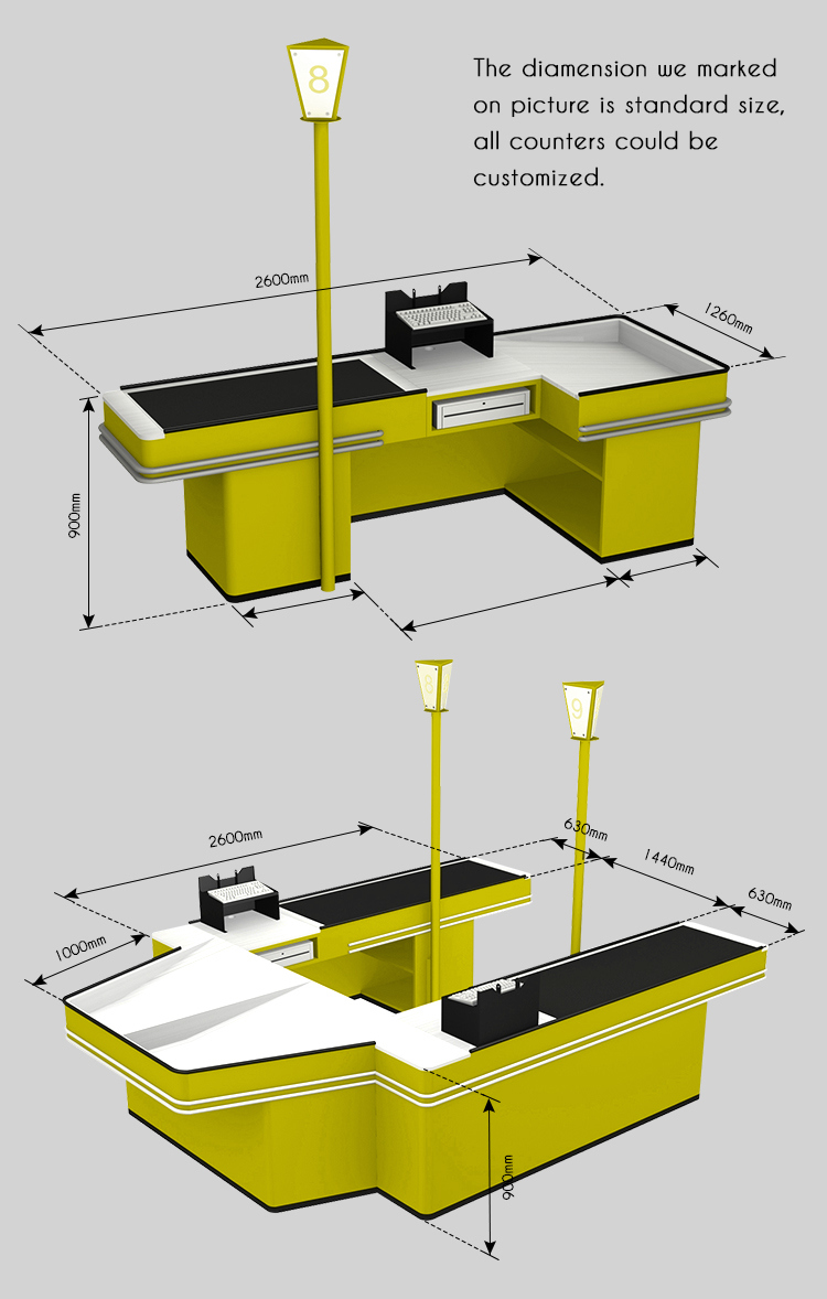 Checkout Counter Cashier Counter for Retail Store