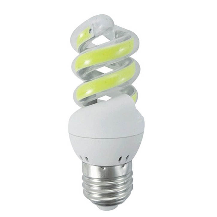Yellow Warm Color spiral LED Energy Saving Lamp