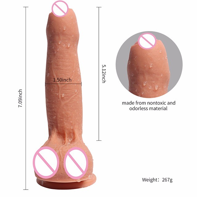 Adult Sex Toys Big Medical Silicone Artificial Penis Anal Realistic Penis Male Dildo