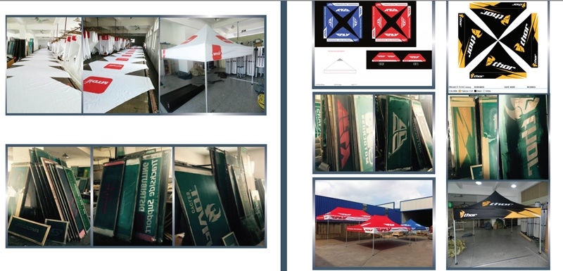 Commercial Aluminium Advertising Folding Tent with Printing for Sale