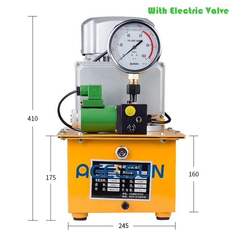 Hydraulic Motor Pump Zcb-700d Electric Hydraulic Pump Electric Oil Pump with Electric Valve for 110V/220V/380V