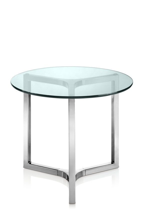 Shop Hotel Dining Room Glass Stainless Steel Transparent Office Coffee Table