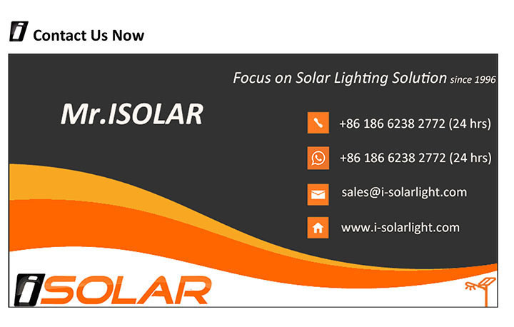 Isolar 60W 8m Battery Hanging Outdoor Lighting Solar LED Street Light