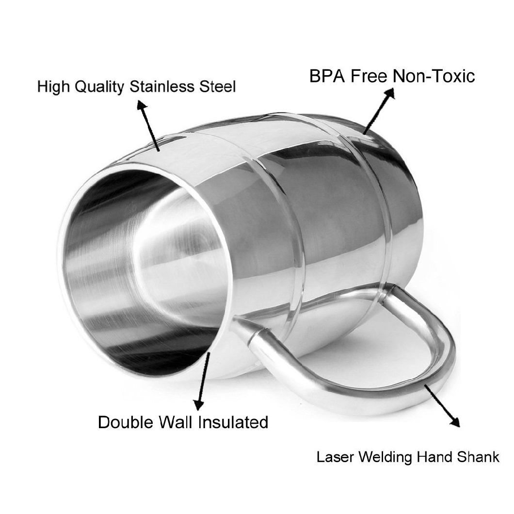 Premium Stainless Steel Beer Mug