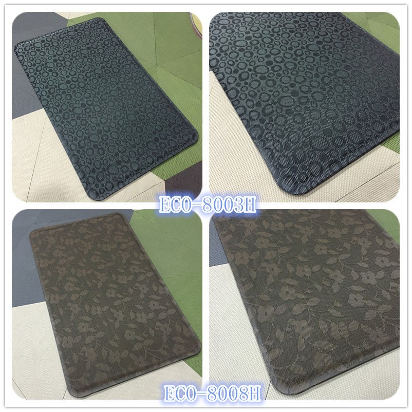 Manufacturer PVC Woven Vinyl Anti-Slippery Comfort Floor Mat Custom Size