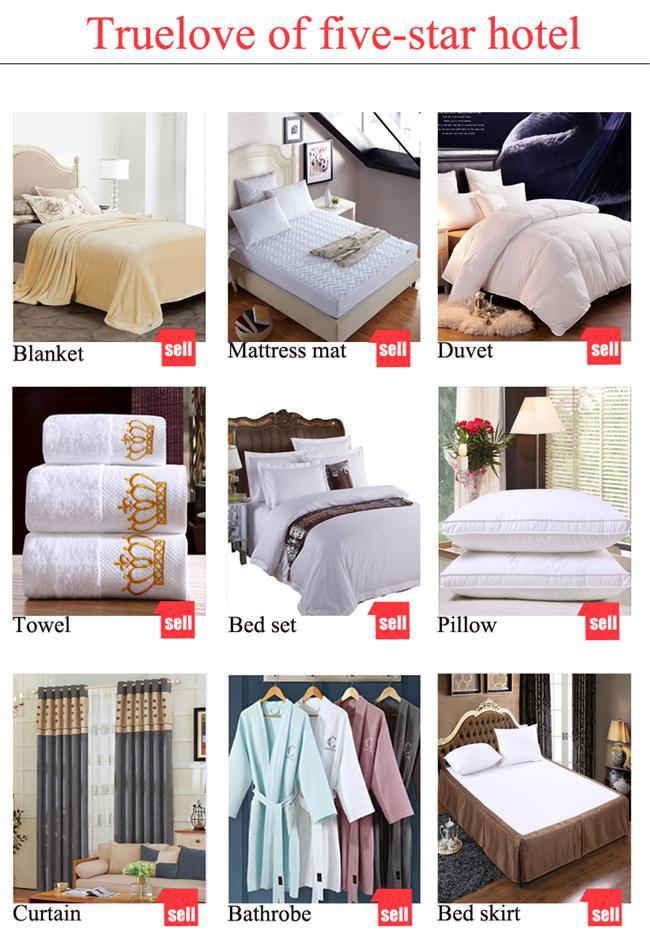 100% Cotton Jacquard Bed Sheet Hotel Suite Bedding Hotel Supply