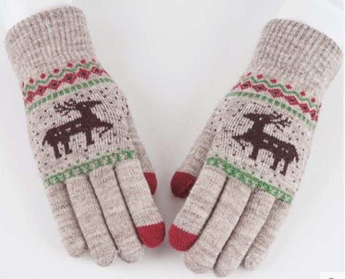 Jacquard Knitted Gloves