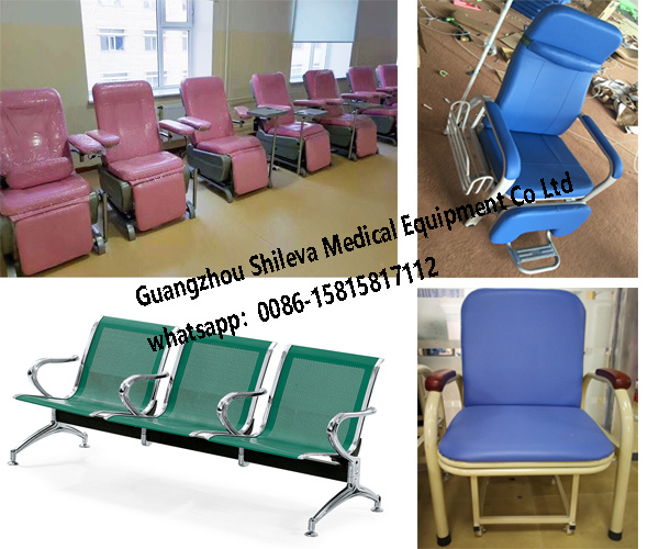 Soft Mattress Cheap Folding Chairs Accompany Patients in Hospital Waiting Chair