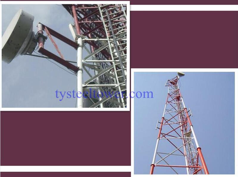 3 Legs WiFi Signal Transmission Steel Tubular Pole/Tube Tower