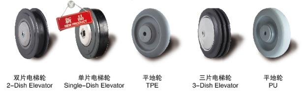 Round TPR Wheel Swivel Shopping Cart Caster