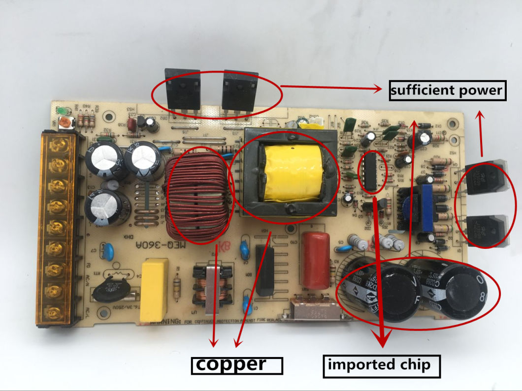 AC/ DC 12V 30A 360W Switching Power Supply for LED Display SMPS