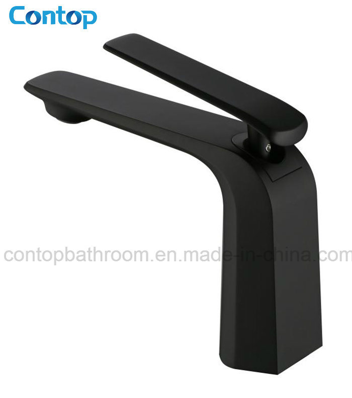 Quality Bathroom Life New Style Black and Chrome Finished Wash Basin Faucet