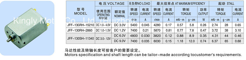 Jff-130 Cheap Brushed DC Magnet Motor Made in China