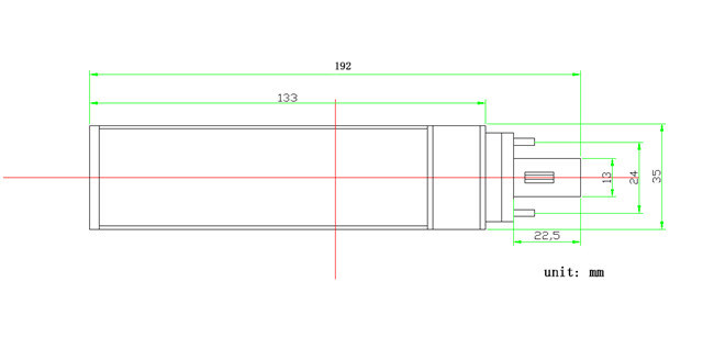 12W 1500lm G23/G24 LED Horizontal Light Pl Light PLC Lamp to Replace 26W Osram Energy Saving Lamp