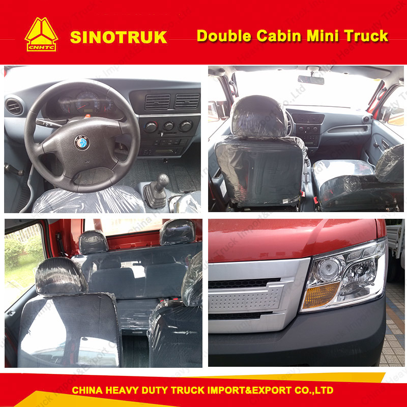 Sinotruk 0.5-1.5ton Pickup Truck Single/Double Cab Van Cargo Truck