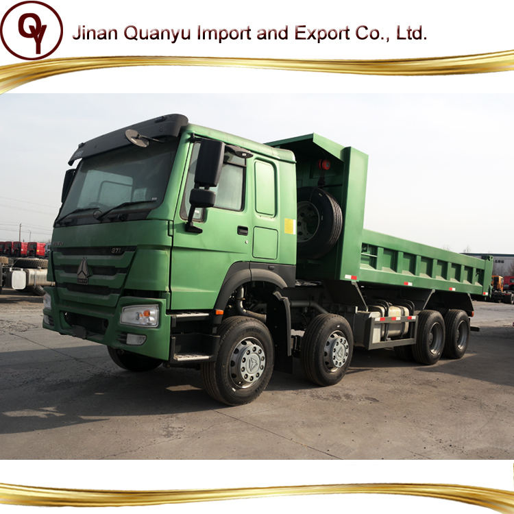 Sinotruk 6X4 371HP HOWO 8X4 12 Tires 30ton Sand Tipper Truck Price for Sale