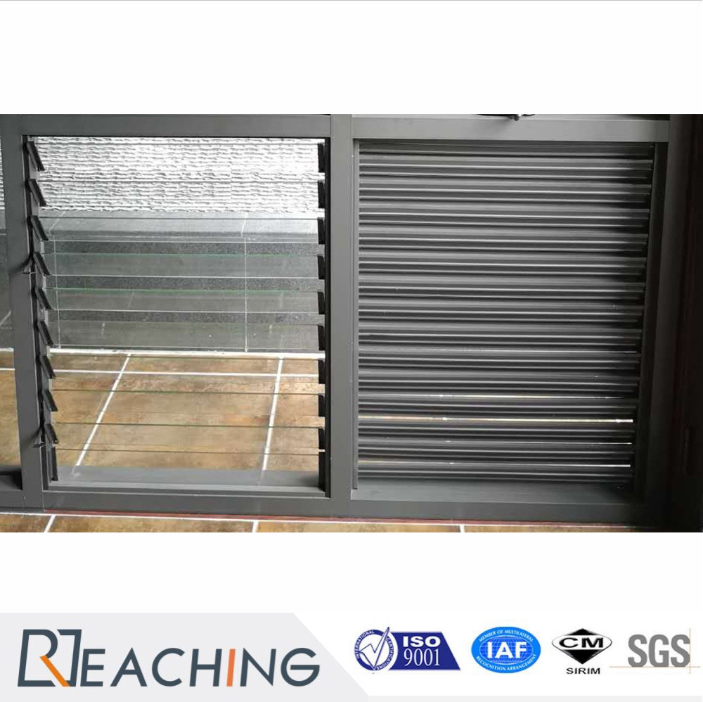 Powder Corated Grey Aluminum Shutter with Australia Standard