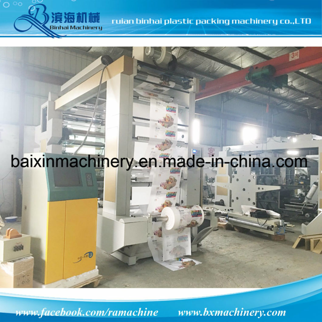 Flexo Stack Flexo Printing Machine Film/Paper/Plastic