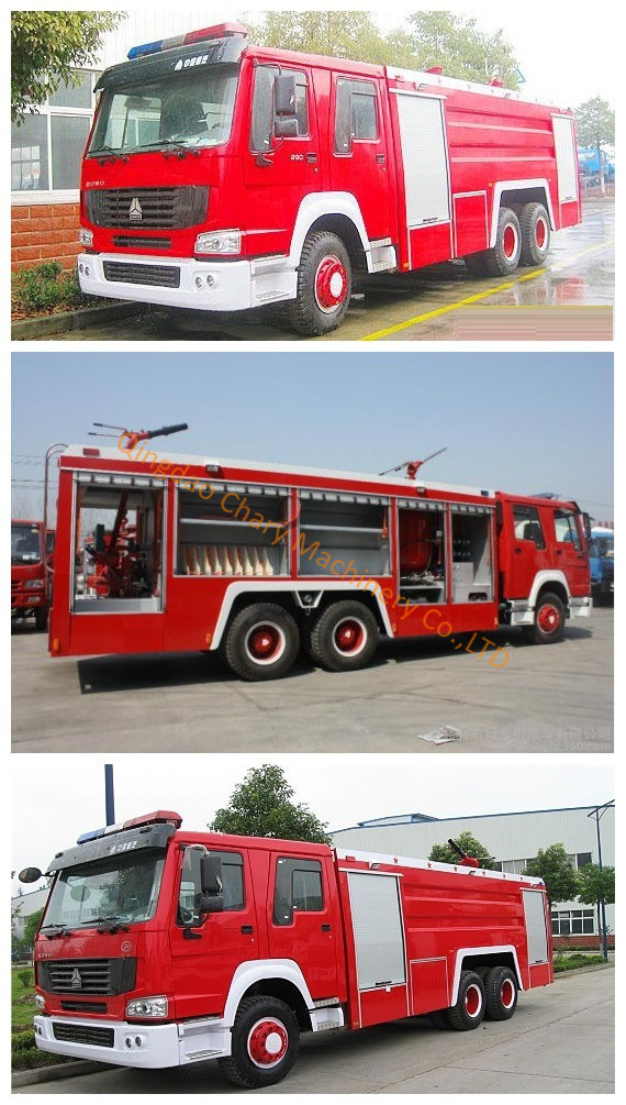 HOWO 6X4 15000L Water-Foam Tank Fire Fighting Truck Water-Foam