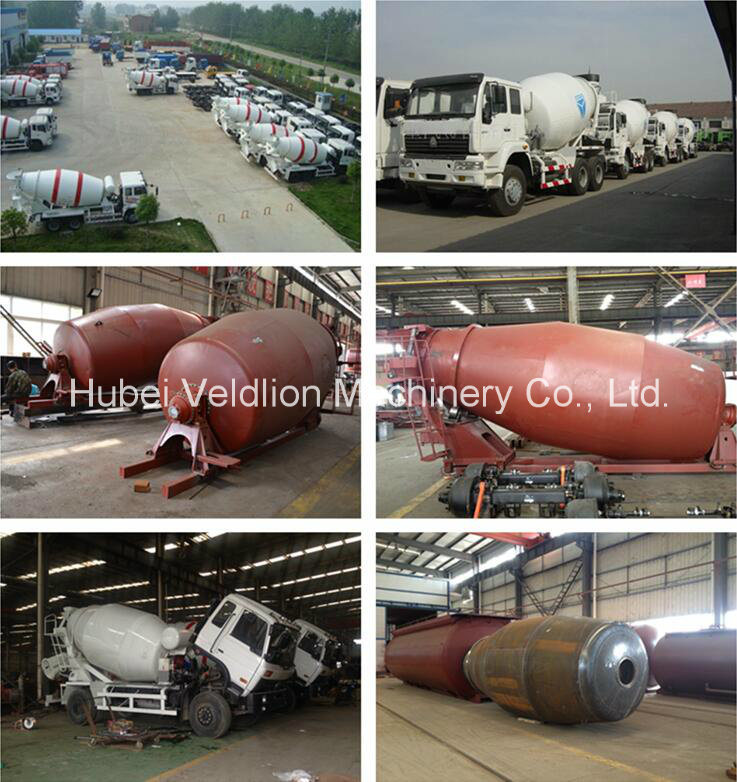 Sinotruk HOWO Self-Loading 8cbm/10cbm/12cbm/8m3/10m3/12m3 Cement Mixing Concrete Mixer Truck