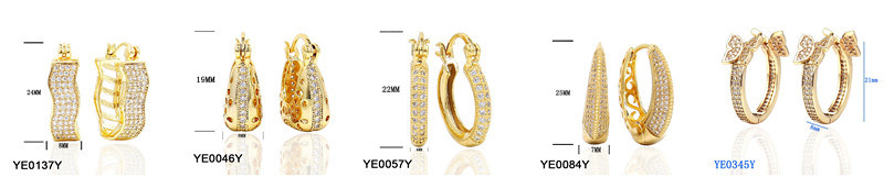 New Design Brass Jewelry Earrings Factory Direct Sale