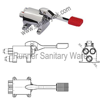 Foot Operated Taps / Pedal Valve (KV106012)