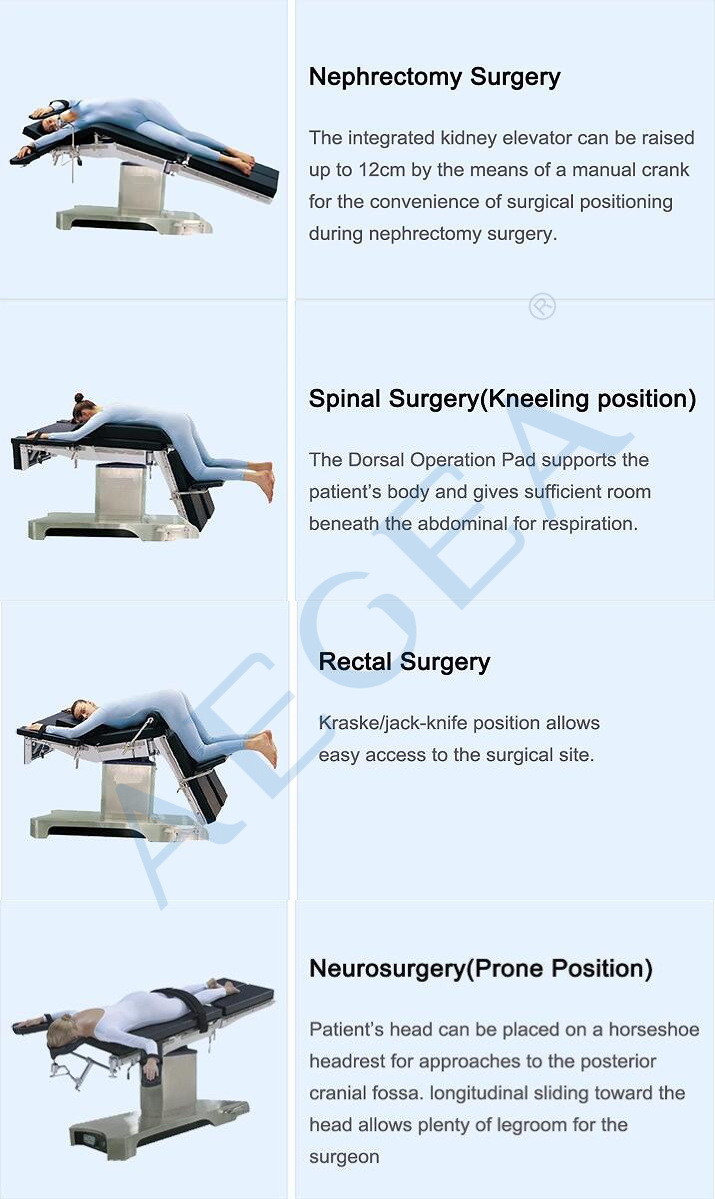 AG-Ot650 Advanced Electric Hospital Operating Room Table