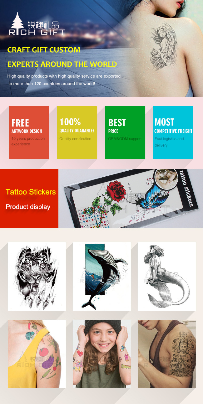 Custom Selling Scree Gold Silver Jewelry Flash Cartoon Tattoo Stickers Face Nails Decal Metallic Adhesive Temporary Water Proof Transfer Body Tattoo Paper