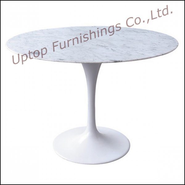 Carrara Tulip Shape Economical Commercial Marble Table (SP-GT390)