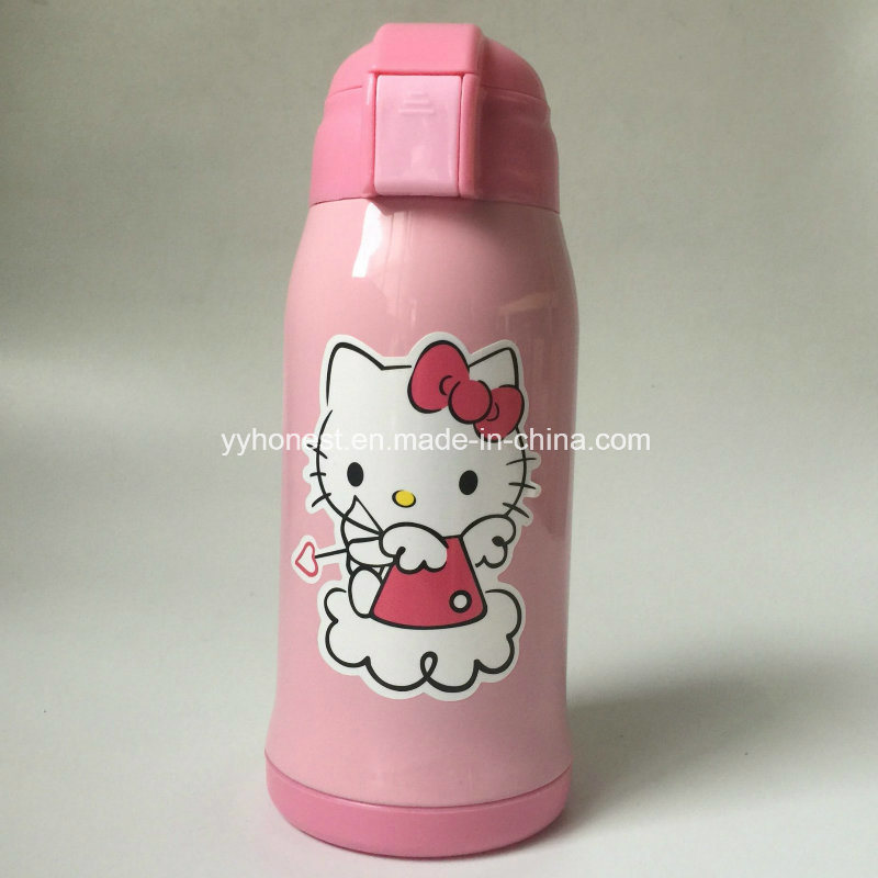 Double Wall Stainless Steel Vacuum Flask Kids Drinking Water Bottle