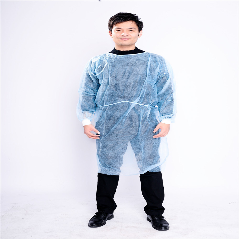 Breathable Polypropylene Isolation Gown Economical Waterproof Surgical Gown