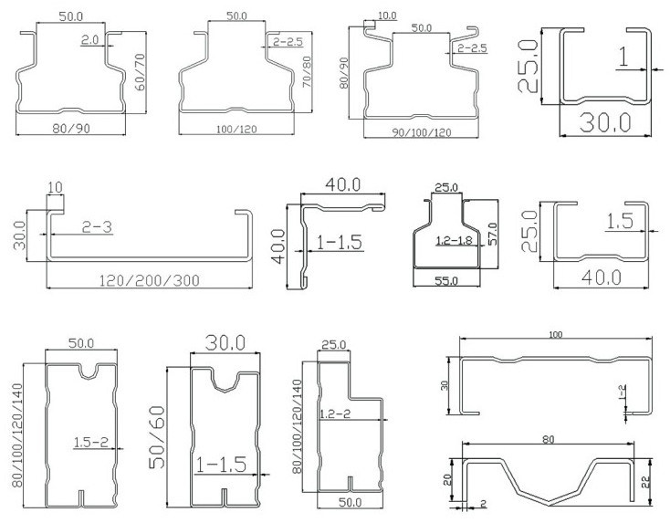 Middle Speed Wall Panel Roll Forming Machine