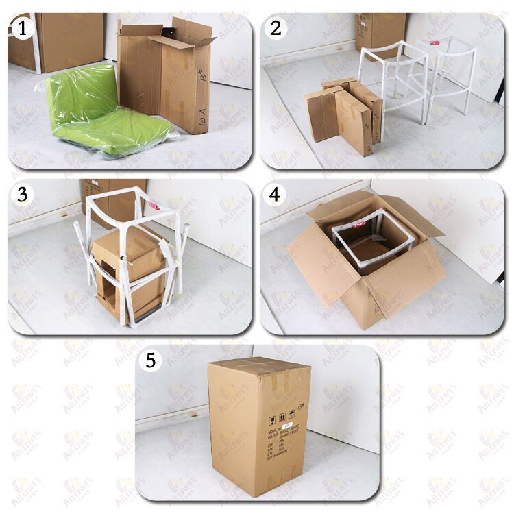 Metal Commercial Stainless Steel Bar Furniture Cabinet PU Leather High Back Armrest Bar Stool Parts