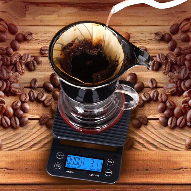 2017 New Arrival Timer Function Coffee Electronic Scale